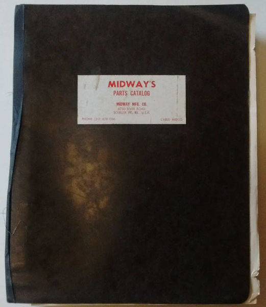 (image for) Midway 1960's / 70's EM Arcade Parts Catalog - Click Image to Close