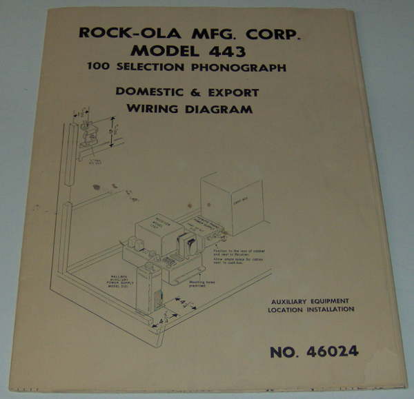 (image for) Rockola Model 443 Domestic & Export Wiring Diagram