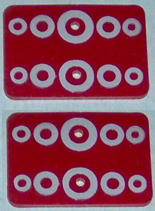Williams 3A-7335-4-5-13 Red Target Face (sold in pairs) - NEW Williams 3A-7335-4-5-13 Red Target Face (sold in pairs) - NEW