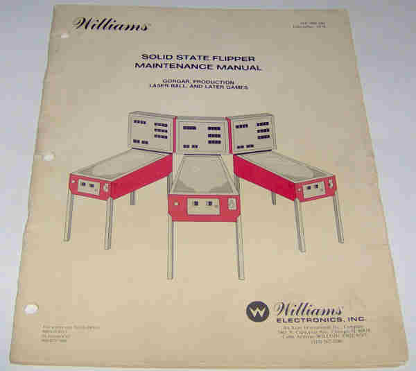 (image for) Williams Solid State Flipper Maintenance Manual