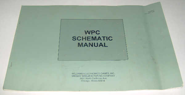 (image for) Williams WPC Schematic Manual