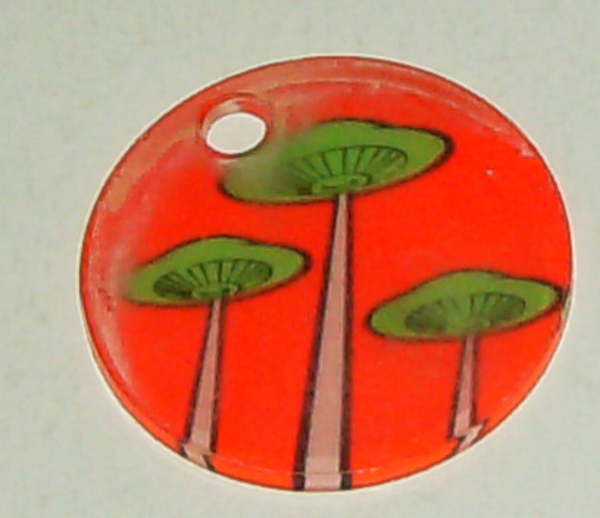 Bally Attack from Mars Plastic Key Tag/Fob - NOS Bally Attack from Mars Plastic Key Tag/Fob - NOS