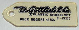 (image for) Gottlieb Buck Rogers Plastic Key Tag / Fob