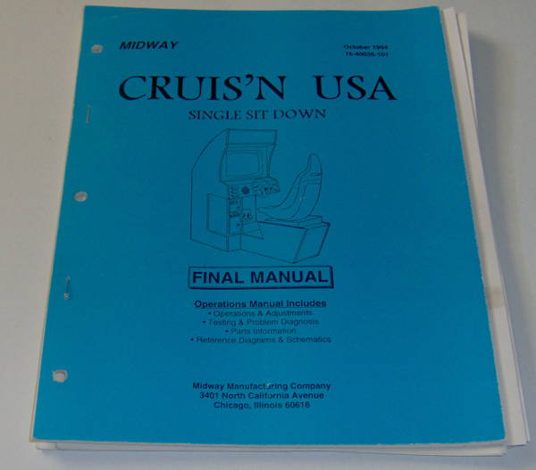(image for) Midway Cruis'n USA Final Manual