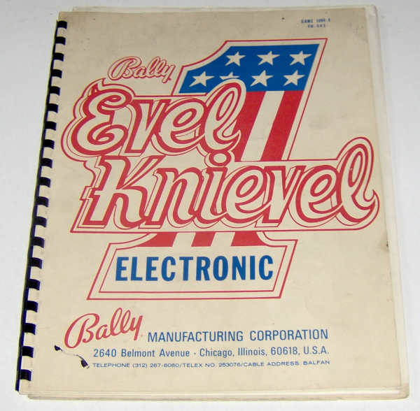 (image for) Bally Evel Knievel Installation and Operations Manual