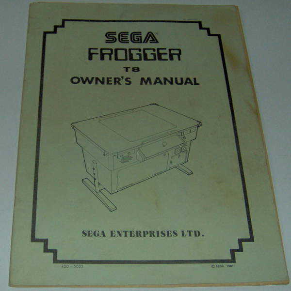 (image for) Sega / Gremlin Frogger T8 Owner's Manual