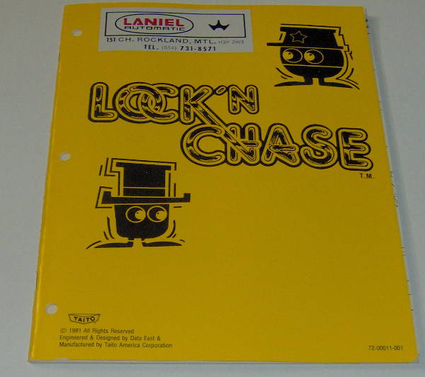 (image for) Taito Lock'n Chase Manual
