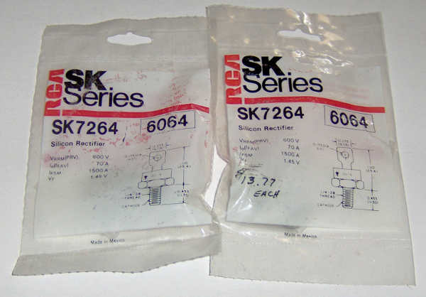 (image for) RCA SK7264 Silicon Rectifier - 2pcs