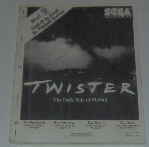 (image for) Sega Twister Manual - Used