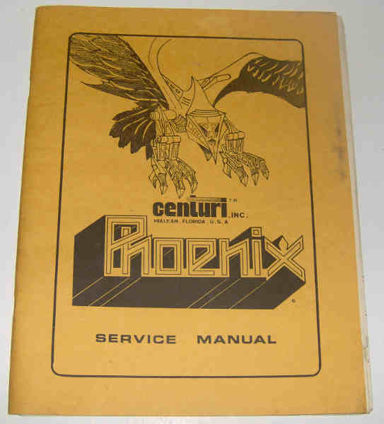 (image for) Centuri Phoenix Service Manual - Click Image to Close