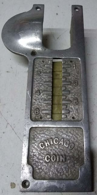 Chicago Coin Metal Shooter Gauge w/ Hood- Used