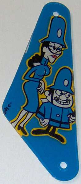 (image for) Data East Rocky & Bullwinkle Left Slingshot Plastic - Used - Click Image to Close