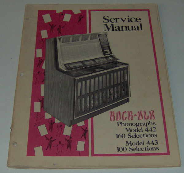 (image for) Rockola Models 442 / 443 Service Manual - Click Image to Close