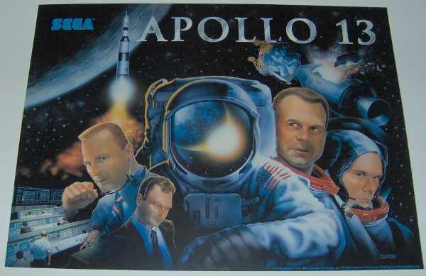 (image for) Sega Apollo 13 Translite - NOS - Click Image to Close