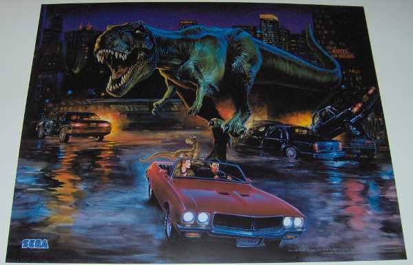 (image for) Sega Jurassic Park: Lost World Translite - NOS - Click Image to Close
