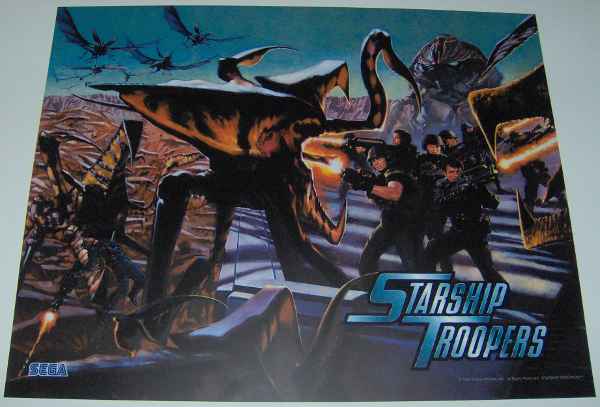 (image for) Sega Starship Troopers Translite - NOS
