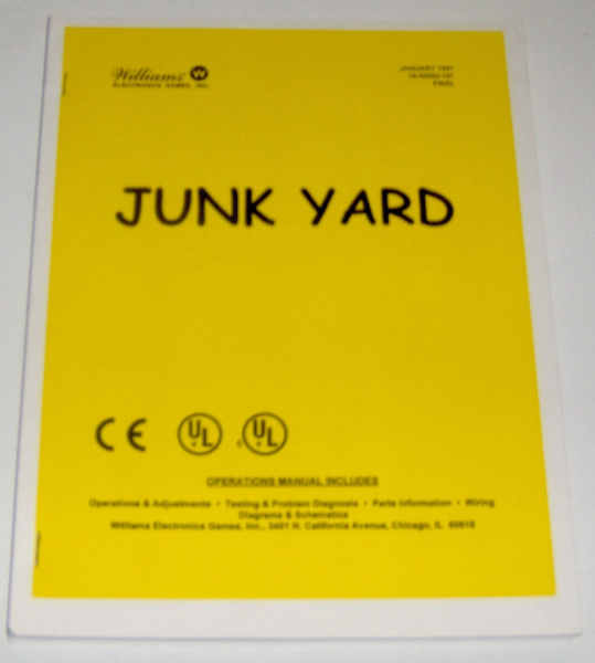 (image for) Williams Junk Yard Operations Manual - Reprint