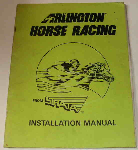 (image for) Strata/Incredible Technologies Inc Arlington Horse Racing Manual