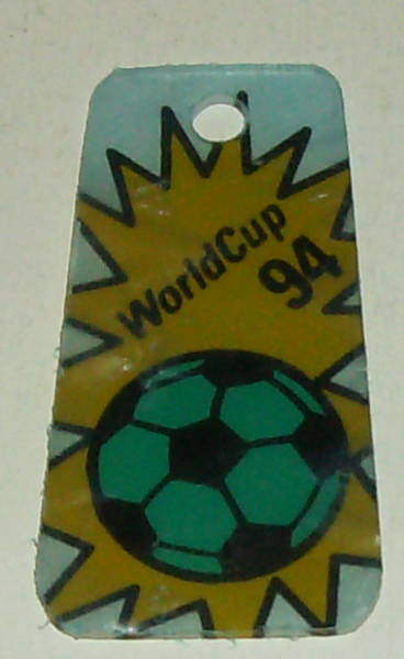 Bally World Cup Soccer 94 Plastic Key Tag/Fob - NOS