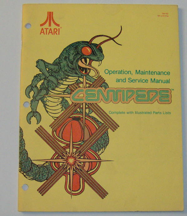 (image for) Atari Centipede Operation, Maintenance and Service Manual