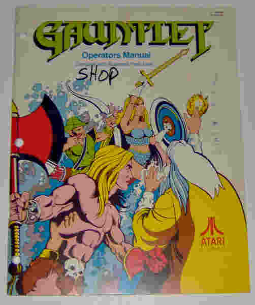 (image for) Atari Gauntlet Operators Manual - Click Image to Close