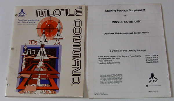 (image for) Atari Missile Command Operation, Maintenance and Service Manual