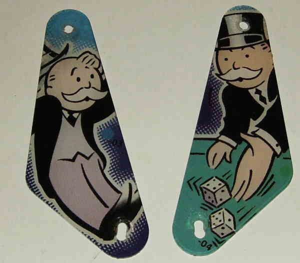 (image for) Stern Monopoly Slingshot Plastic Pair - Used