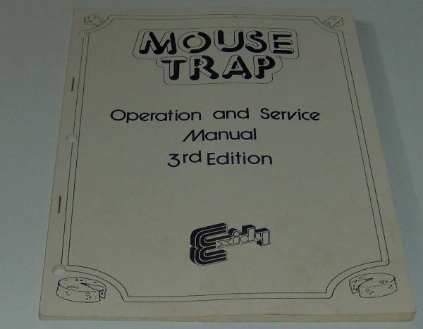 (image for) Exidy Mouse Trap Operation and Service Manual