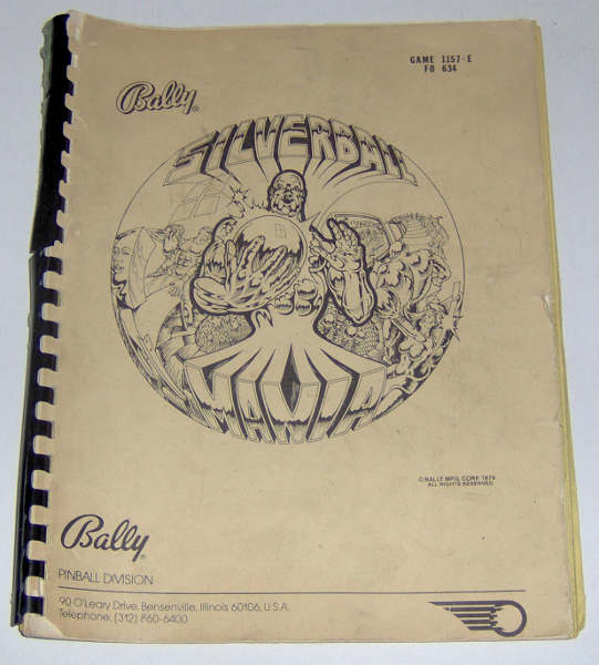 (image for) Bally Silverball Mania Manual