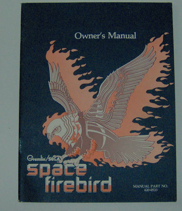 (image for) Sega / Gremlin Space Firebird Owner's Manual - Click Image to Close