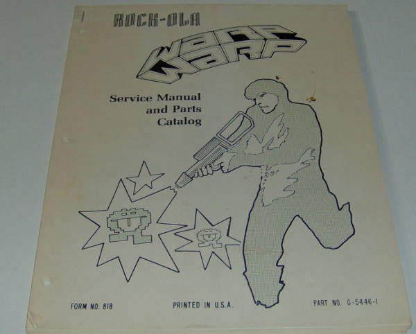 (image for) Rockola Warp-Warp Service Manual and Parts Catalog - Click Image to Close
