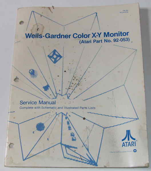 (image for) Wells Gardner Color X-Y Monitor Service Manual