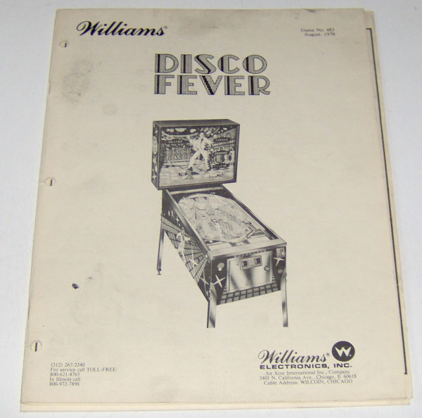 (image for) Williams Disco Fever Installation and Operatiions Manual