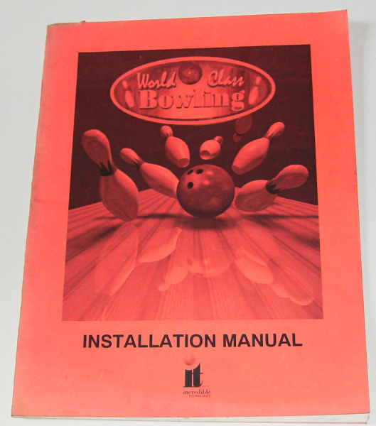 (image for) Incredible Technologies, Inc World Class Bowling Manual